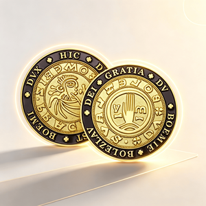 Moneda de Reina Personalizada con Color en Relieve, Proveedor de Oro, Productos Nuevos - Product Image 3