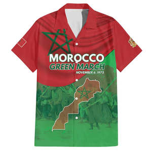 Camisa hawaiana personalizada del Día <span class=keywords><strong>DE</strong></span> LA Proclamación <span class=keywords><strong>de</strong></span> Marruecos, Moussier's Redstart con <span class=keywords><strong>escudo</strong></span> <span class=keywords><strong>de</strong></span> armas, camisa hawaiana personalizada con tu texto para hombre - Product Image 5