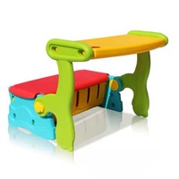 Meubles d'intérieur 3 en 1 Siège bébé multifonction Table et chaise d'étude pour enfants Rangement pour enfants de maternelle