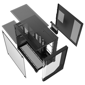 Thiết Kế Mới Kính Cong Computadoras Vỏ Đầy Đủ Xem PC Game Thủ Trường Hợp Completo Máy Tính Để Bàn Máy Tính ATX Chơi Game Trường Hợp Với Argb Người Hâm Mộ - Product Image 6