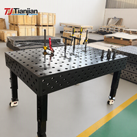 D28 CNC-gefertigter Modularer Schweißtisch 3D Flexible Fixierplattform Schwerlast-Werkstattmontage-Werkbank für Metallverarbeitung