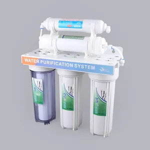 Filtre à eau multipure à 5 étages PET/PP/AS matériel sous le système de filtre à eau d'évier