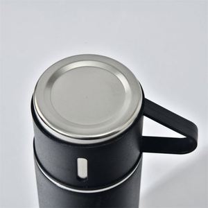 Bouteille d'eau isotherme en acier inoxydable pour voyage en extérieur, tasse à café ou à thé, gourde sous vide avec couvercle, idéale pour un coffret cadeau - Product Image 3