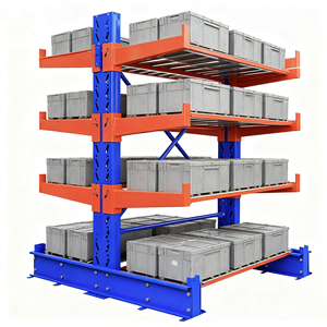 Wholesale Heavy Duty Warehouse <strong>Storage</strong> Racks Orange Cantilever Racking Systems Solution Double Side Cantilever Steel Racking - Product Image 6
