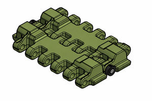 Chaînes de chenilles de remplacement pour moissonneuse-batteuse agricole en acier haute résistance, robuste, CC_416 - Product Image 3