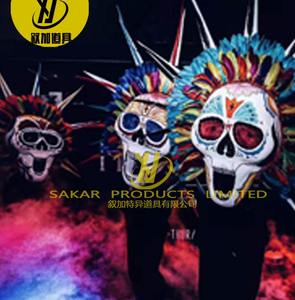 Personalizado Halloween cráneo cuerpo completo huesos hecho a mano artesanía tamaño real Cosplay Predator Robot disfraz Cosplay para fiesta de eventos - Product Image 2