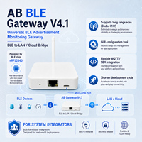 NRF52840 BLE 5.0 Gateway de Largo Alcance con PHY Codificado, Escáner de Balizas BLE, MQTT, HTTP, WiFi, Ethernet, PoE para Posicionamiento en Interiores