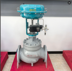 Bền chống rò rỉ thép không gỉ 304/316 ANSI 300lb JIS 10k 1.6mpa wcb khí nén điều chỉnh dòng chảy màng điều khiển van khí - Product Image 6