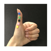 Points adhésifs double face blancs et jaunes en butyl, points rouges en mousse EVA, autocollants, sensible à la pression, masquage acrylique thermofusible
