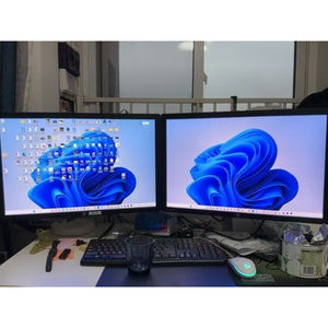 Support de moniteur réglable à double écran Support de matériel ABS pour bureau et maison VESA 75x75 100x100 en stock empilable - Product Image 2