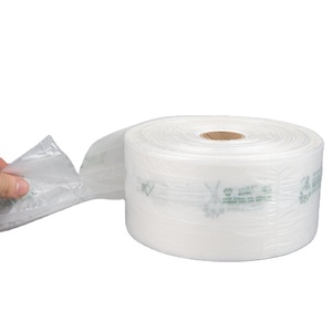 Manufacturer Customized Logo Hdpe <b>Material</b> Plastic Flat Supermarket Food Roll Bags for Food Storage - Product Image 1