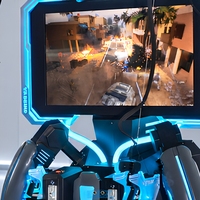 Machine de jeu de tir VR pour 2 joueurs, simulateur de réalité virtuelle, équipement d'arcade commercial pour centre commercial FEC