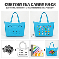 Sac à main léger en EVA durable, sac seau polyvalent à ouverture supérieure, résistant à l'eau, avec bandoulière color-block, sac fourre-tout pour les modes de vie modernes