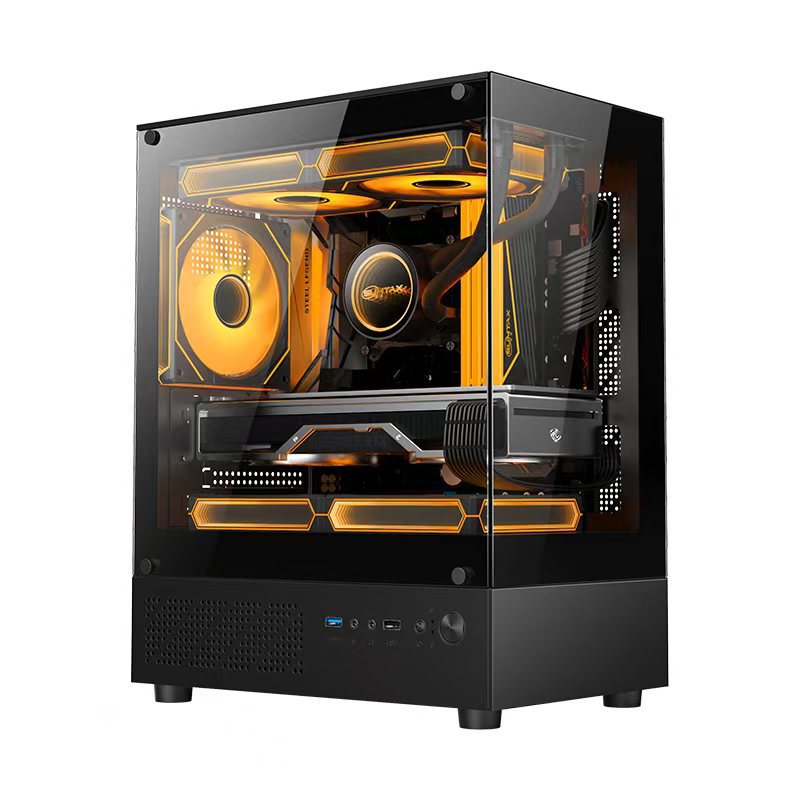 Black usb30-tempered glass