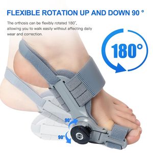 Separador de Dedos Grandes Ajustable para Uso Diurno y Nocturno, Corrector de Juanetes de Nylon Unisex para Alivio del Dolor de Pies, Venta al por Mayor - Product Image 3