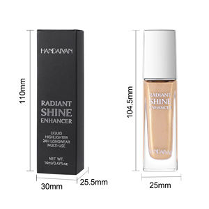 HANDAIYAN <span class=keywords><strong>Enlumineur</strong></span> liquide 6 couleurs, gros pinceau, capuchon argenté, <span class=keywords><strong>enlumineur</strong></span> liquide scintillant, illuminateur multi-usages - Product Image 6