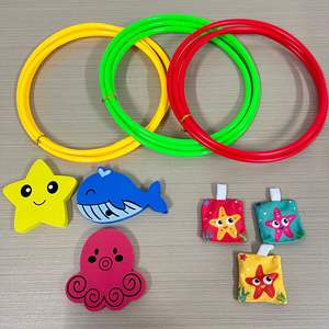 Bouée de piscine, jouet aquatique, anneau de plongée, jeu pour enfants, anneau flottant pour entraînement sous-marin - Product Image 3