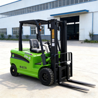 Chariot élévateur électrique portable 60V de haute qualité avec déplaceur latéral hydraulique et pneus pleins pour entrepôt, capacité 3 tonnes, rapide