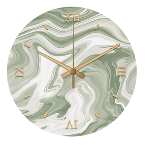 12 Inch Modern Design Creative Marble Glass <strong>Wall</strong> <strong>Clock</strong> for Home Decor Promotional Gift <strong>Clock</strong> <strong>Wall</strong> - Product Image 5
