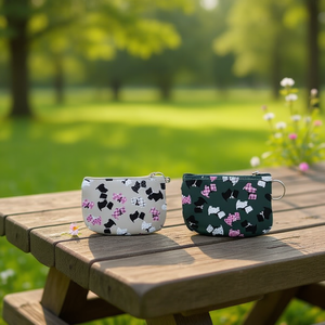 Portamonete singolo per cuccioli di West Highland White Terrier 11,5x9 cm Monedero - Product Image 2