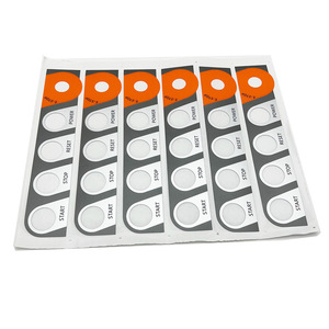 Etiquetas de PVC impermeables para paneles de control industrial para equipos médicos y de comunicación - Product Image 2