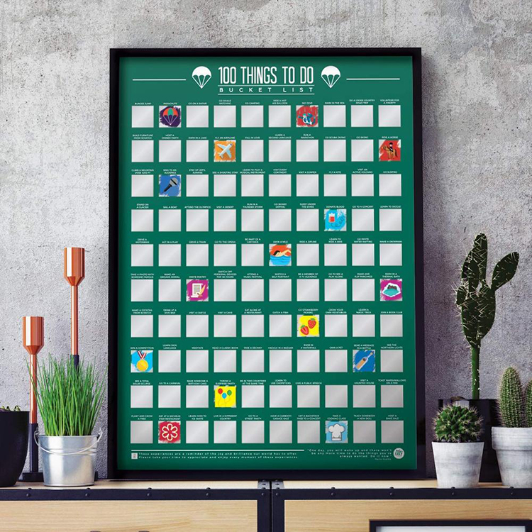 100 Dates Scratch Off Poster4