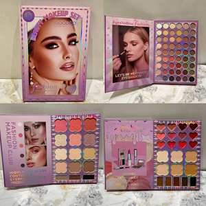 Kit de maquillaje Mineral vegano multifuncional, paleta facial con acabado metálico, juego de libros de maquillaje en polvo, pigmento alto Libre de crueldad, 20g - Product Image 6