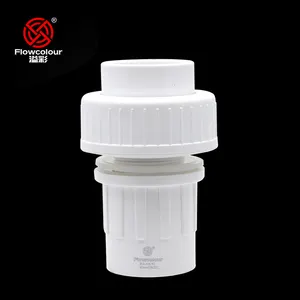 Flowcolour 25-50ミリメートルUPVC Quick Connector Bulkhead Fish Tank Piping System Fittings PVC Quick Joint Fittings