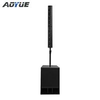 LA445 Sistema de sonido profesional de arreglo lineal con altavoces de columna autoamplificados para interiores y exteriores