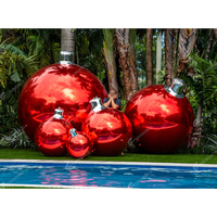 Décorations de Noël gonflables colorées et réutilisables Boule d'ornement de Noël Décoration de luxe Maison Moderne
