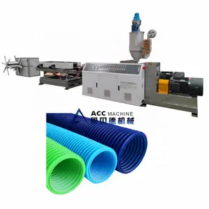 Plastic corrugated pipe extruder machine air duct pipe making machine