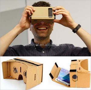 Tai Nghe Google Cardboard <span class=keywords><strong>3D</strong></span> <span class=keywords><strong>VR</strong></span> Có Logo Tùy Chỉnh Tự Làm/Kính <span class=keywords><strong>VR</strong></span> Bằng Bìa Cứng Cho Điện Thoại Thông Minh - Product Image 5