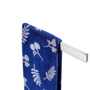 Support mural adhésif pour serviettes de bain – Barre porte-serviettes sans perçage pour salle de bain - Product Image 6