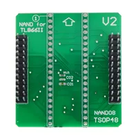 Carte adaptateur originale NAND TSOP48 FIXED V2 XGecu TL866II Plus Programmeur universel SPI Flash sans socket ZIF TSOP48 OLIVER