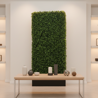 Haie Artificielle en Buis en PE, Résistante à l'Eau et Durable pour la Décoration Intérieure, Mur Végétal de Luxe et Mariages