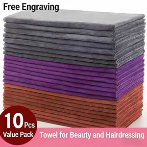 Toalla Exclusiva para Salón de Belleza, Absorbente, Antipelusas, para Secar el Cabello, Personalizable con Logotipo - Product Image 3