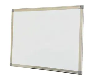 低价格干擦白板，带笔盘单面磁性白板，用于学校教学