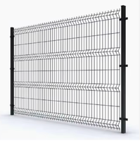 Panel de Valla de Acero Soldado Curvo 3D, Color RAL Personalizado, Recubrimiento en Polvo Resistente a la Oxidación, 1.8m 2.0m, Seguridad para Jardín, Anti-Escalada