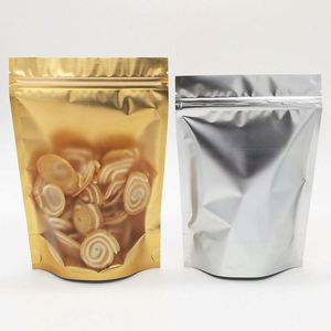 Sacs à fermeture éclair en plastique avec logo personnalisé 2026, sacs à fermeture éclair en aluminium, sacs à fermeture éclair autoportants 12x20cm, pack promotionnel - Product Image 3