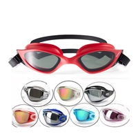 Lunettes de natation Eyeline Custom New Racing, protection UV, anti-buée, étanches, avec joint en silicone.