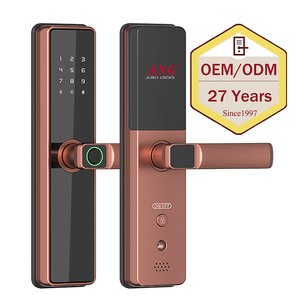 Giá cả phải chăng chất lượng bàn phím khóa cửa Sản xuất tại Trung Quốc OEM ODM tuya ttlock vân tay mật khẩu dễ dàng cài đặt thông minh từ xa khóa cửa - Product Image 3