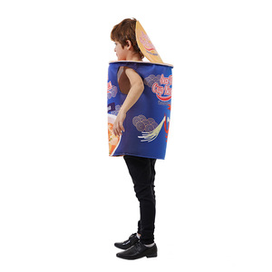 Children's Seafood Cup Noodle Costume Onesie For Halloween Party Performance <b>Cosplay</b> Fun Size Medium - Product Image 4