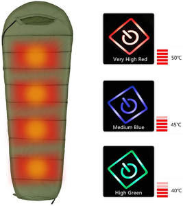 Легкий 3-4 сезон спальный мешок для мумии взрослых водостойкий полиэстер комфортная композитная волокнистая нагревательная пластина сжатия - Product Image 5