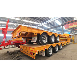 Lyre — <span class=keywords><strong>remorque</strong></span> à col d'oie hydraulique détachable, <span class=keywords><strong>remorque</strong></span>/<span class=keywords><strong>remorque</strong></span> avec pont de goutte, 4 axes, 3, 60 tonnes, 80T - Product Image 3