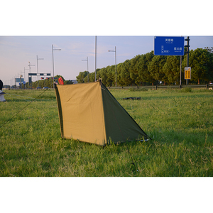 Parabrisas rectangular de lona <span class=keywords><strong>plegable</strong></span> para exteriores, para <span class=keywords><strong>playa</strong></span> rompevientos, Camping, Picnic, personalizado, nuevo - Product Image 3