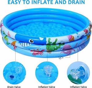 <span class=keywords><strong>Piscine</strong></span> à balles pour enfants, clôture de jeu gonflable en plastique pour bébés, usage domestique intérieur - Product Image 5