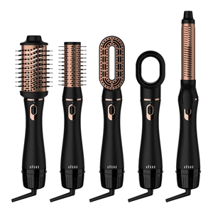 Brosse à air chaud 5 en 1 avec revêtement <span class=keywords><strong>c</strong></span>éramique, sèche-cheveux 1200W, volumateur, peigne coiffant pour la maison et le salon - Product Image 1