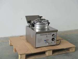 Freidora a Presión Eléctrica de Mesa CE <span class=keywords><strong>KFC</strong></span> de 16L, Freidora a Presión Pequeña para Pollo - Product Image 4