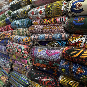 Nouveau modèle 100% coton peigné biologique tissu africain imprimé à la cire Capulana Ankara Pagne Batik Nigeria tissus <span class=keywords><strong>de</strong></span> cire biologique Tissu garçons - Product Image 3