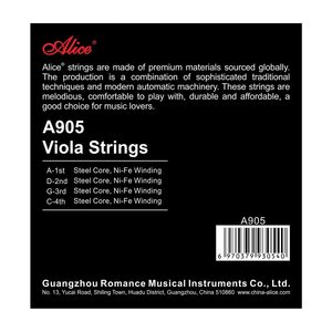 Juego de cuerdas para <span class=keywords><strong>viola</strong></span> Alice, núcleo de acero con entorchado de Ni-Fe - Product Image 4